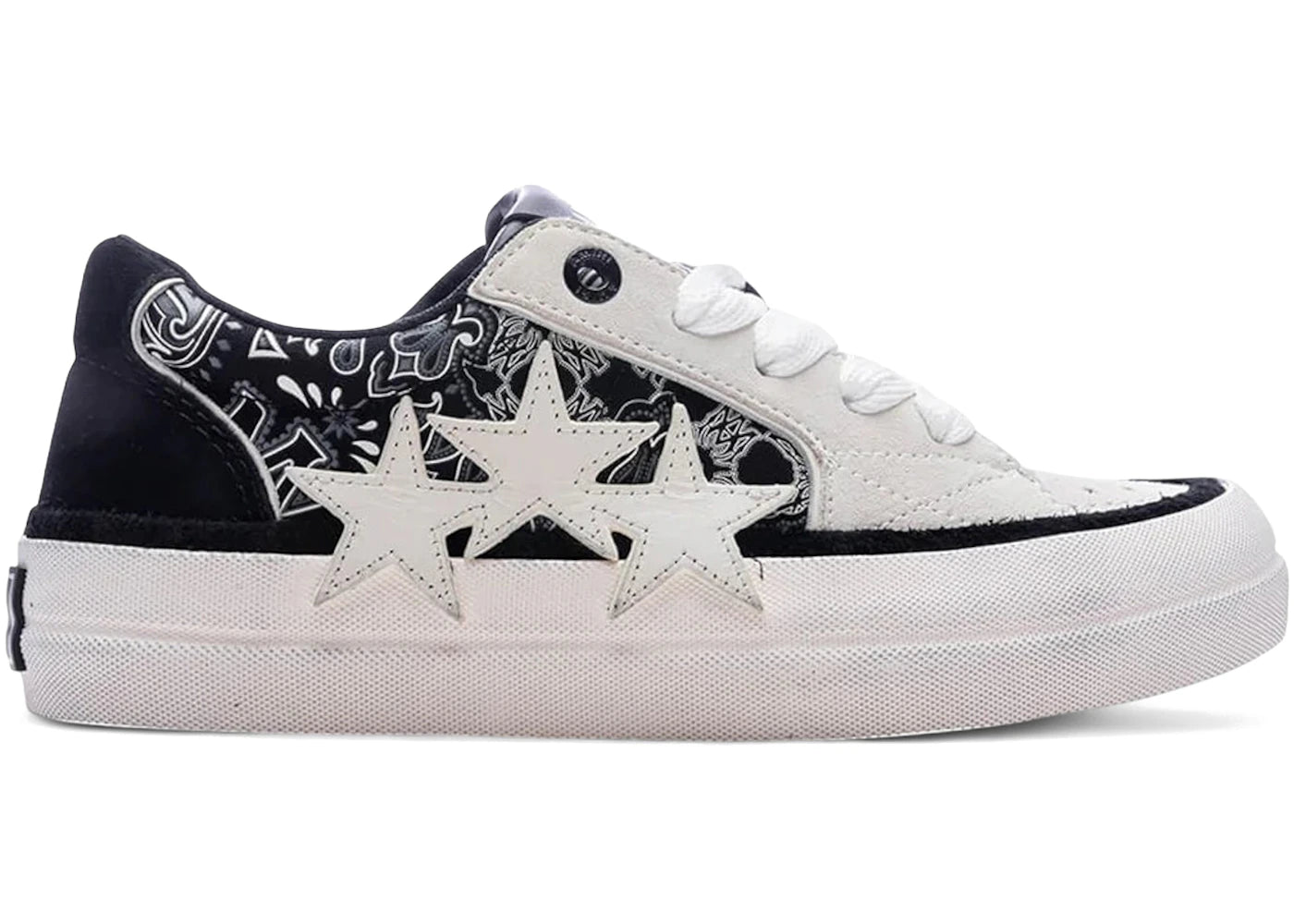 Amiri Sunset Skate Low Bandana Black