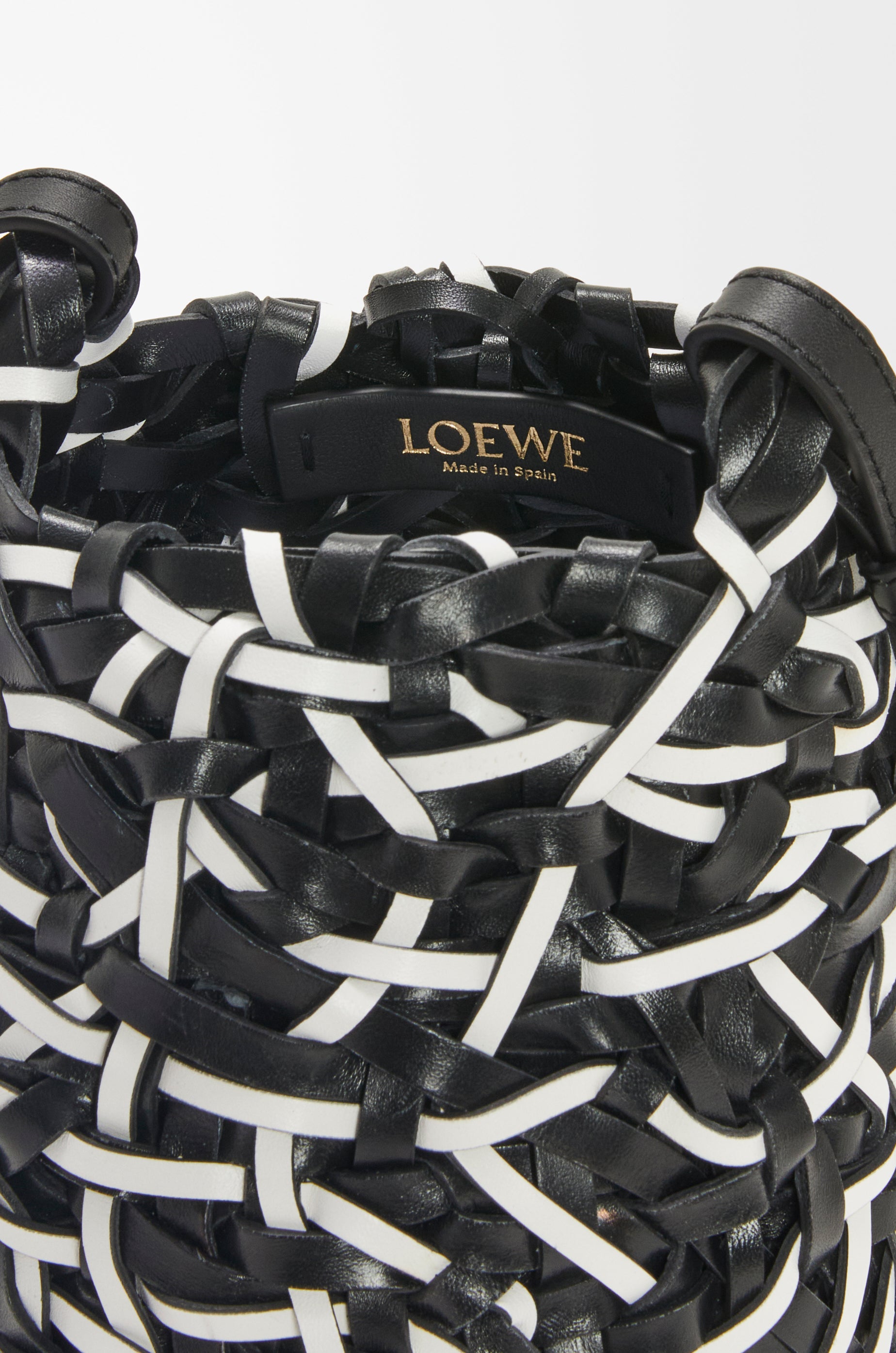 Loewe Small Nest Basket bag in calfskin