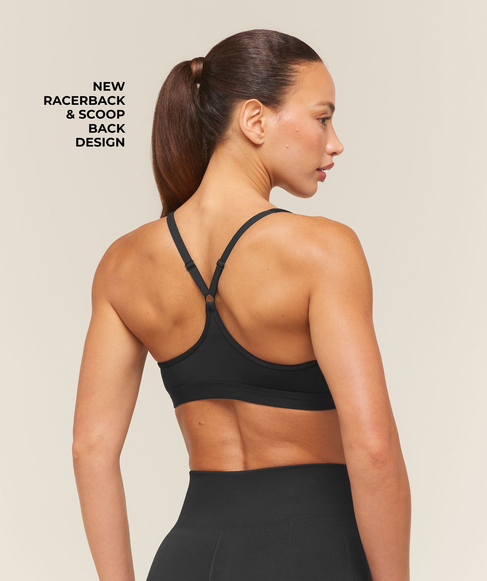 Women's Gymshark Ruched Sports Bra 2.0 Black