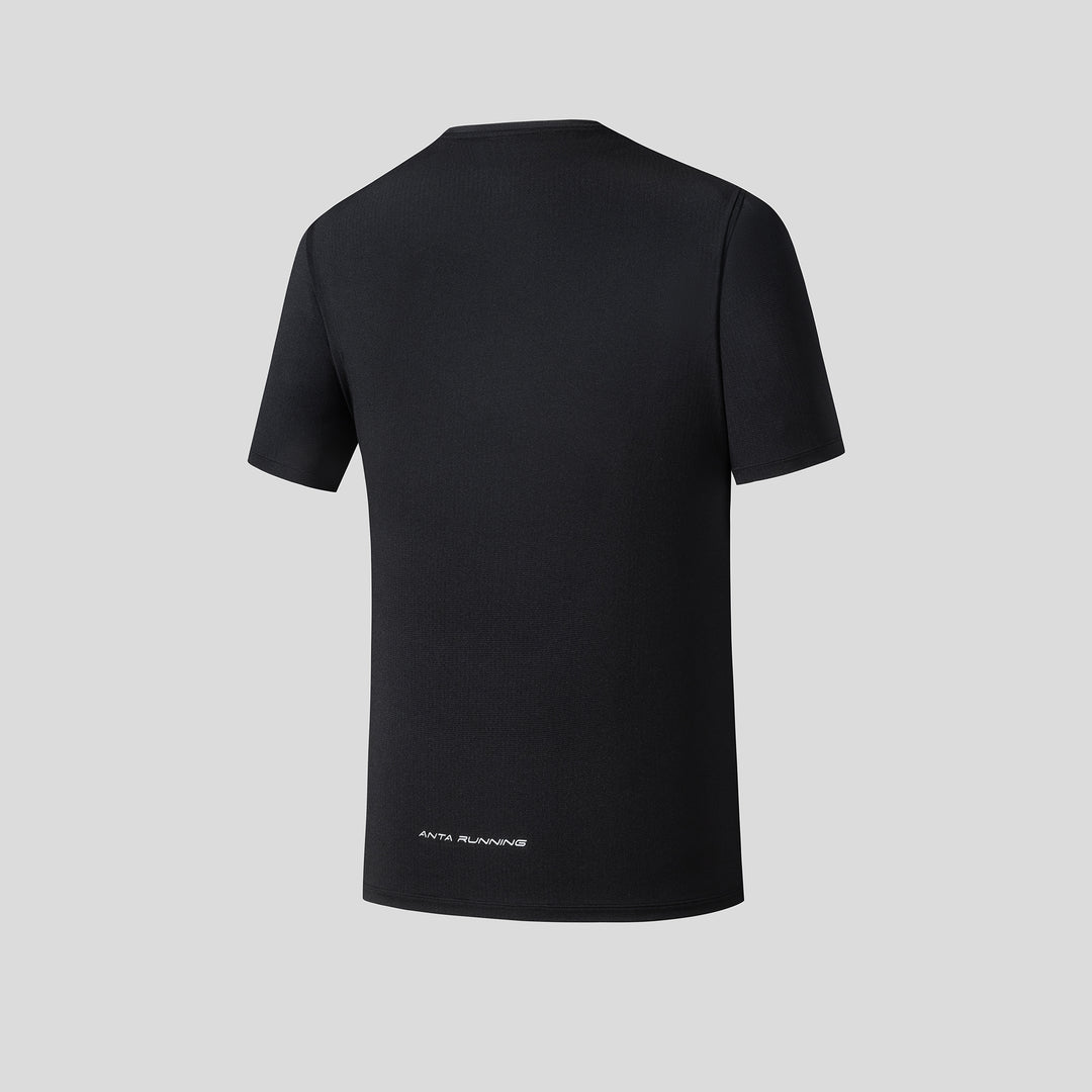 Men's ANTA Run Short-Sleeve Tee - Black