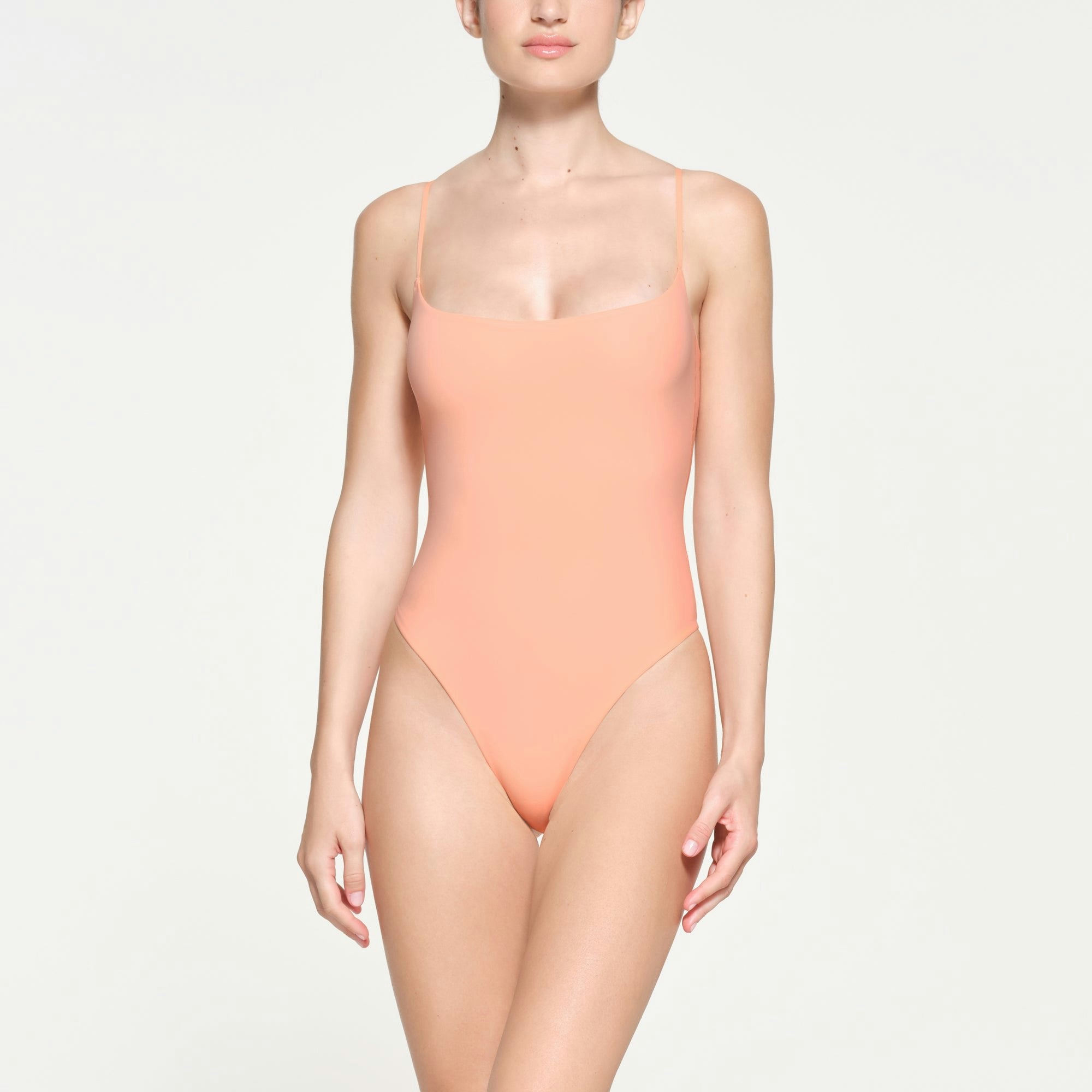 Skims Fits Everybody Cami Bodysuit Faded Nectar