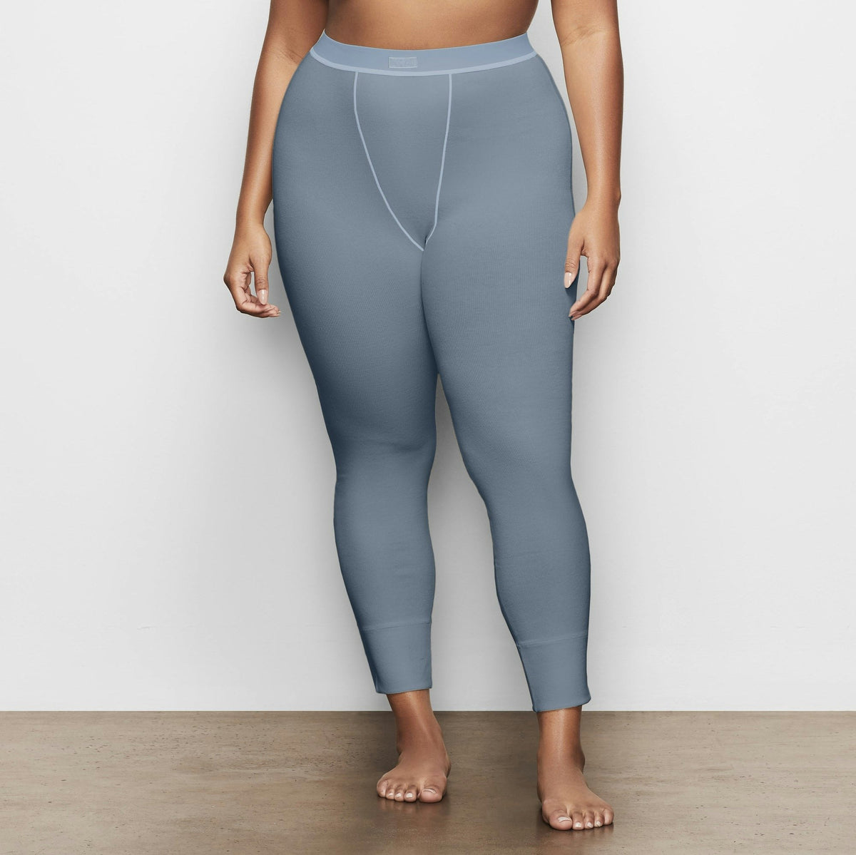 Skims Cotton Rib Legging Kyanite
