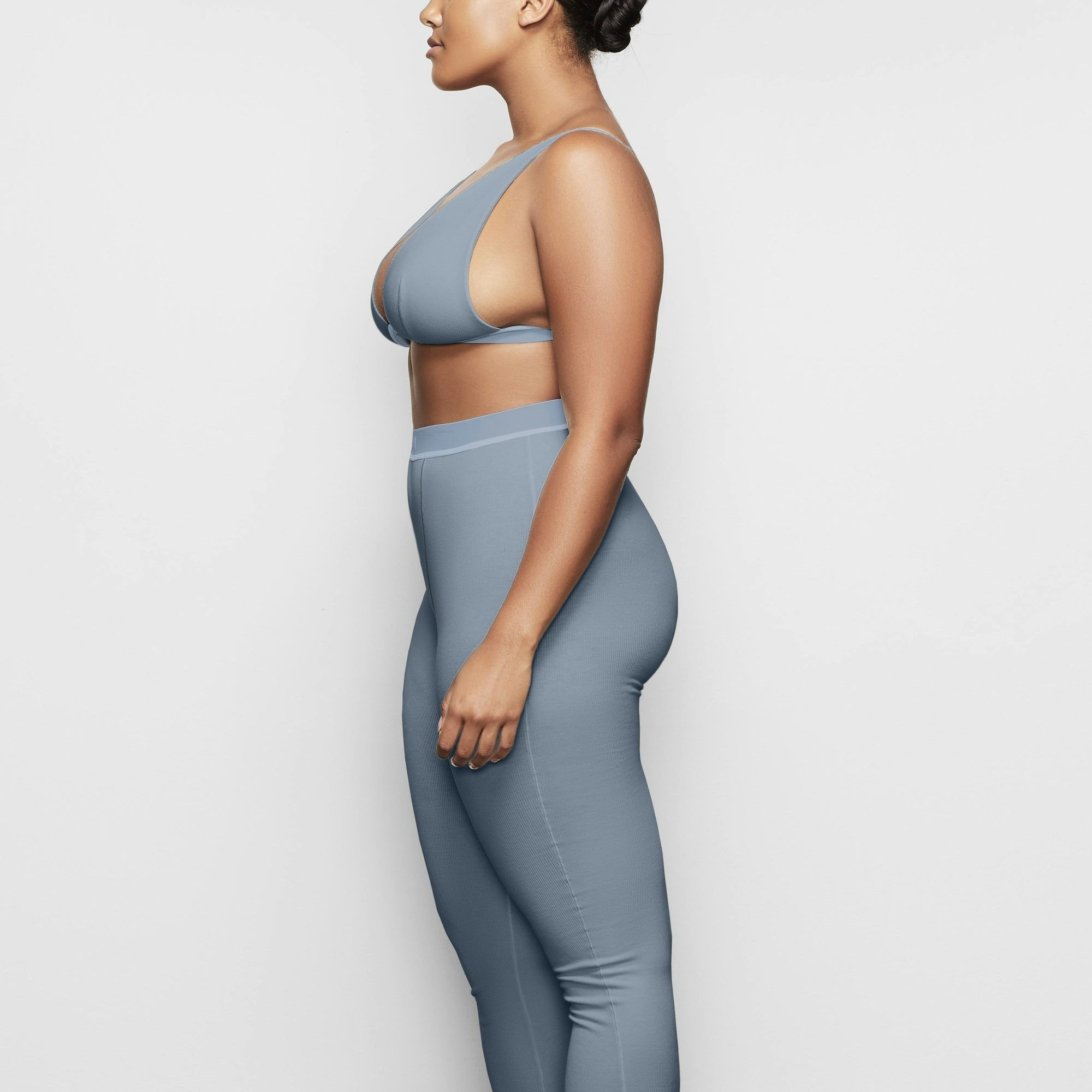 Skims Cotton Rib Legging Kyanite