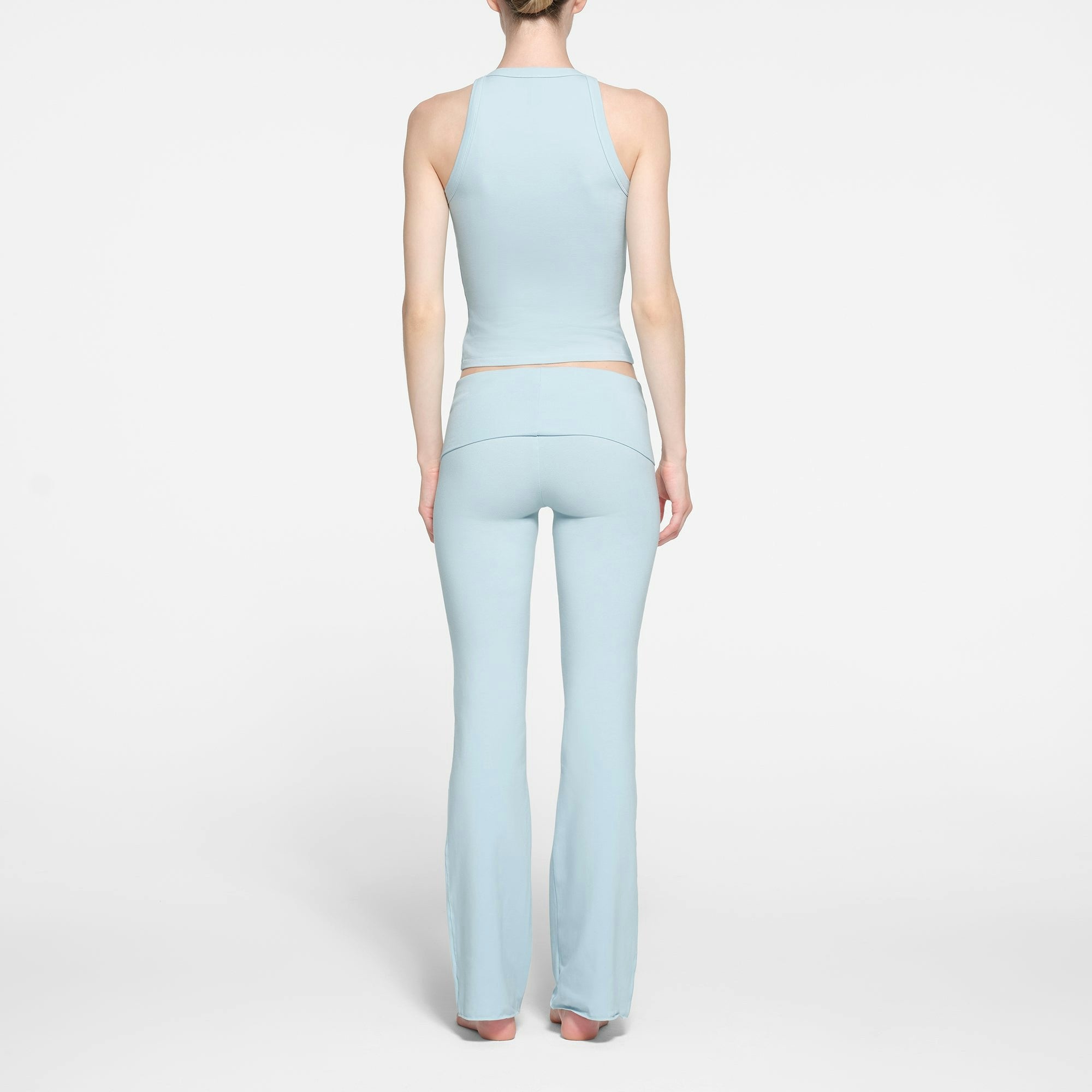 Skims Cotton Jersey Foldover Pant Opal