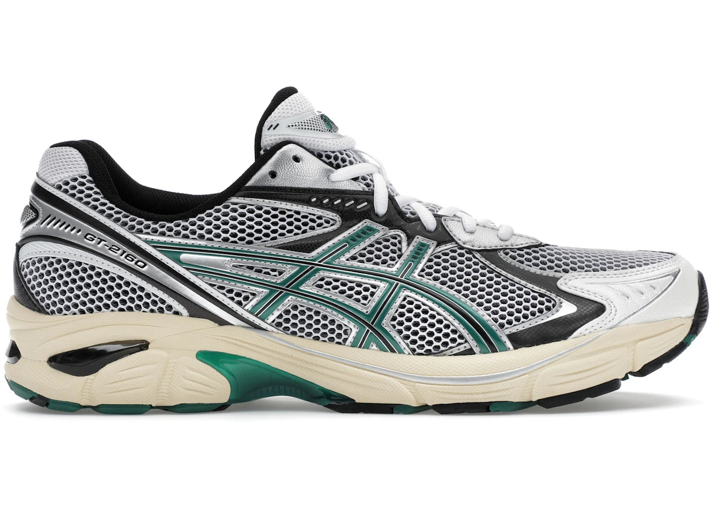 asics gt-2160 white jasper green