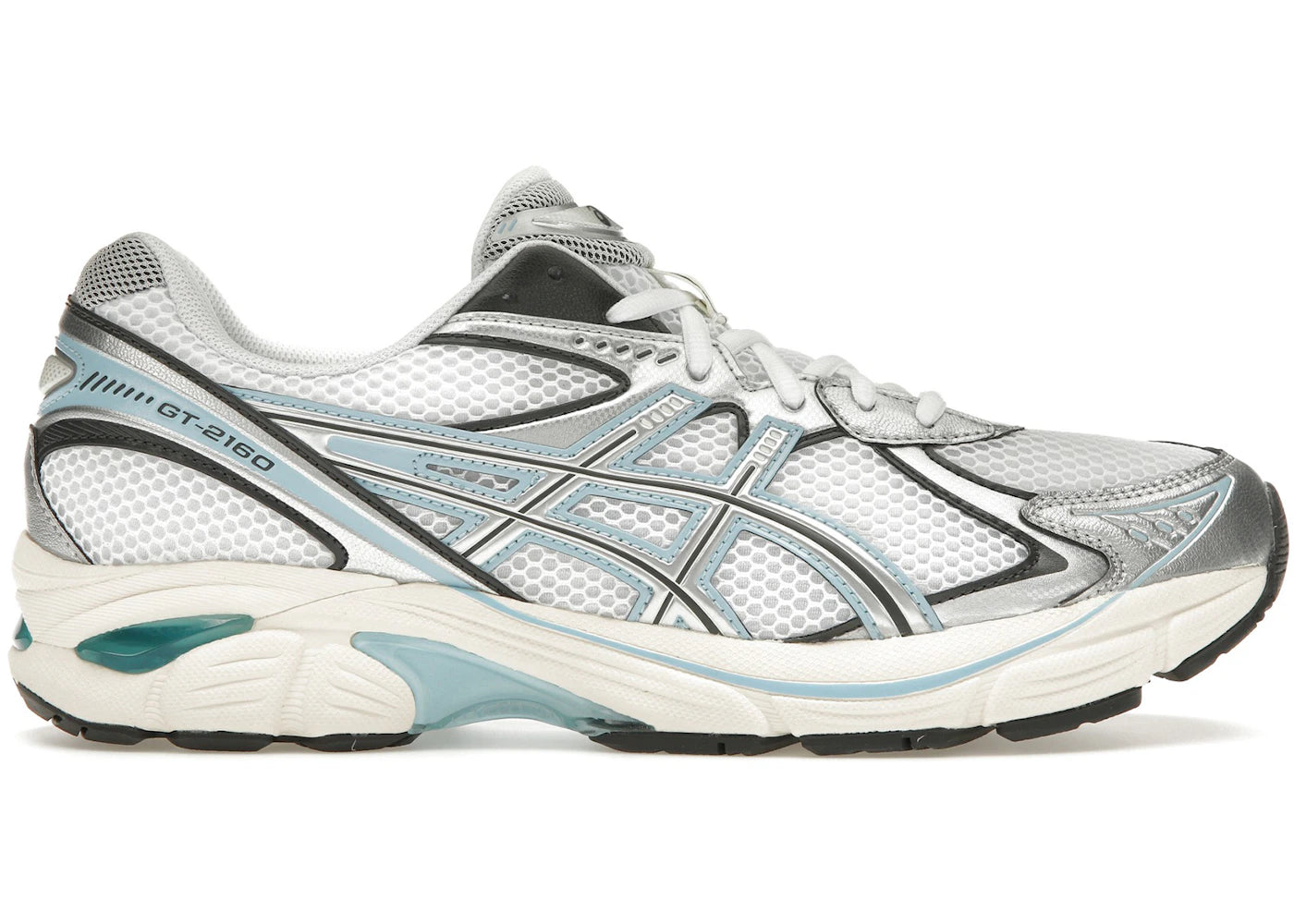 asics gt-2160 white pure silver