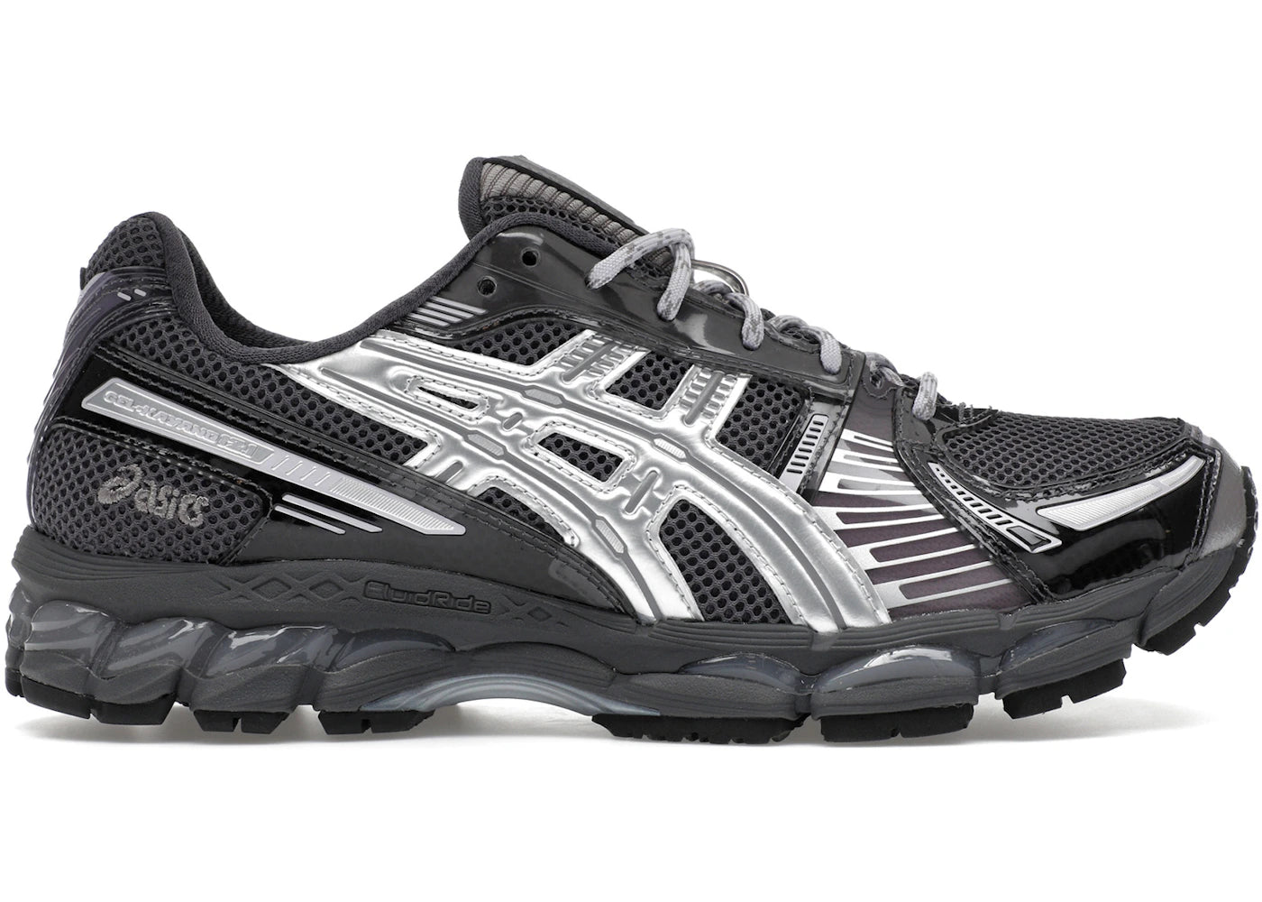 asics gel-kayano 12.1 kith tornado pure silver