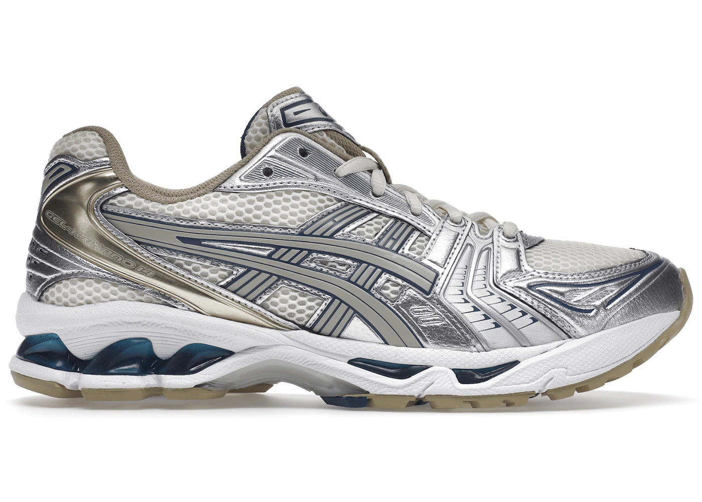 asics gel-kayano 14 cream pure silver champagne