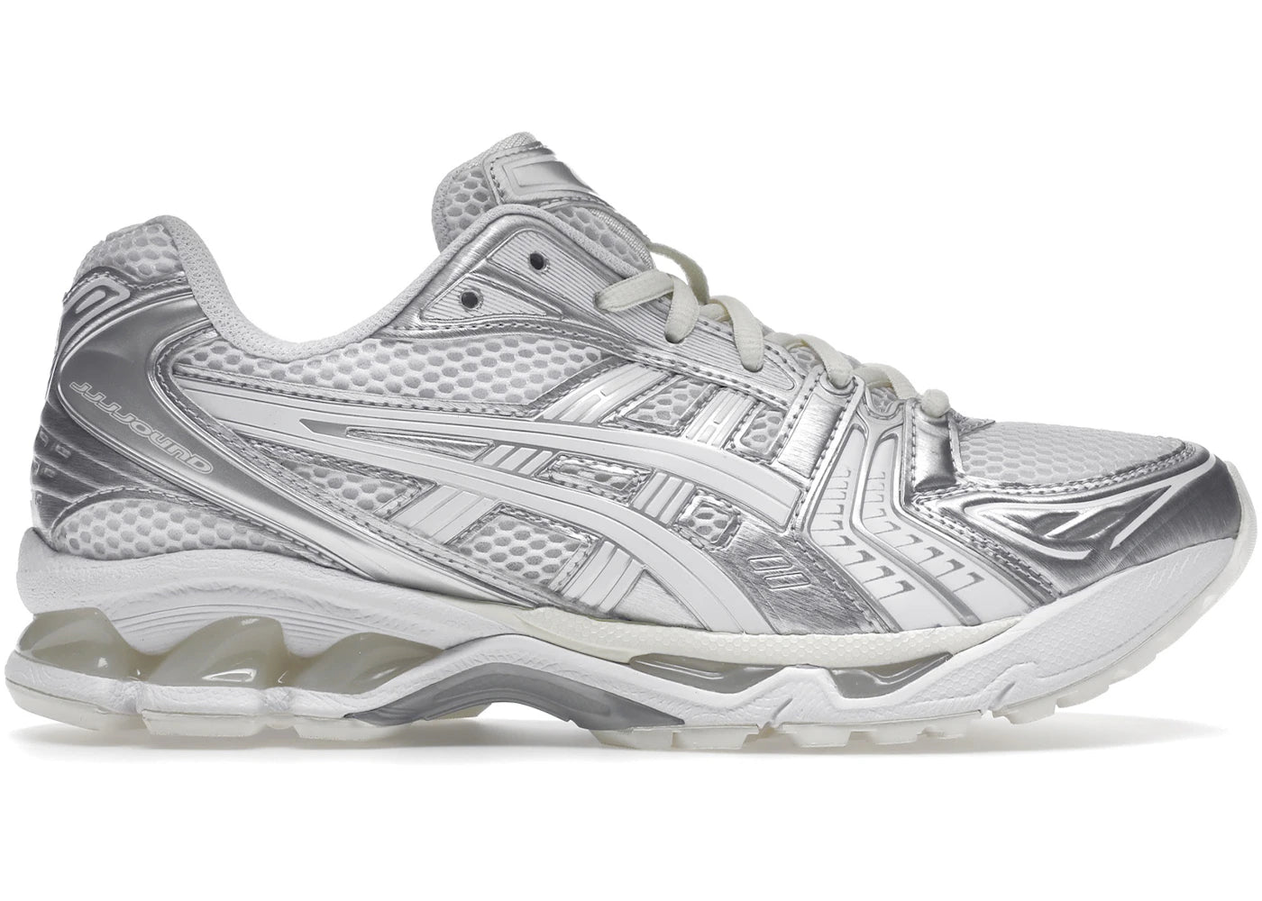 asics gel-kayano 14 jjjjound silver white