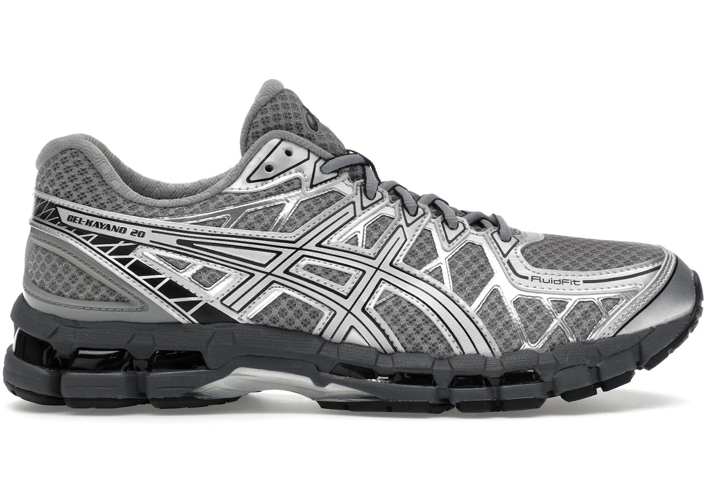 asics gel-kayano 20 gravel pure silver