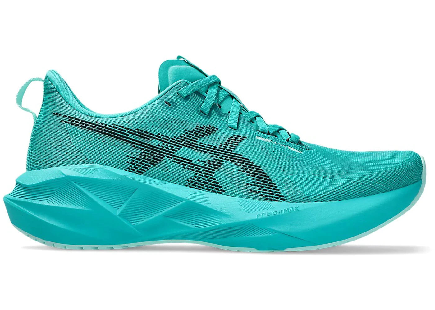 asics novablast 5 wave teal black