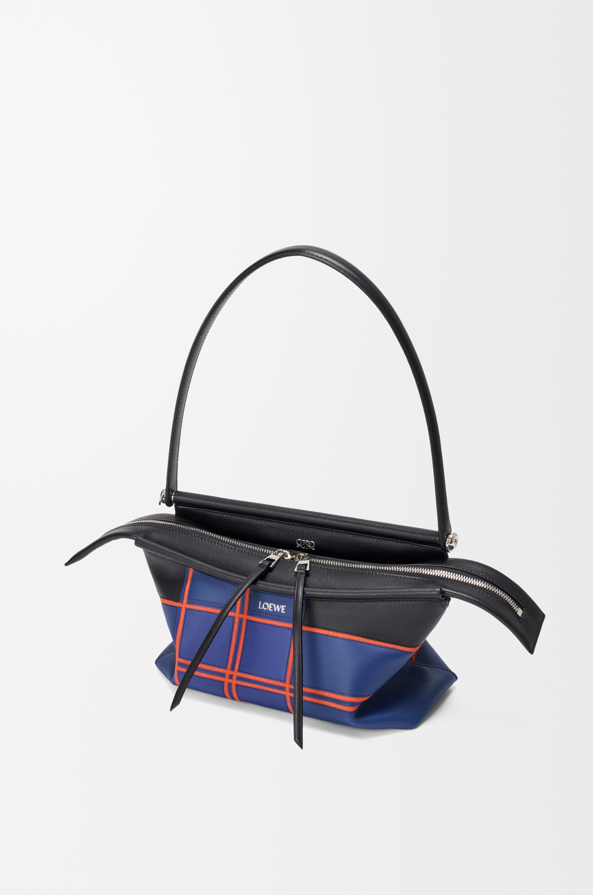 Loewe Small Whisker bag in check intarsio