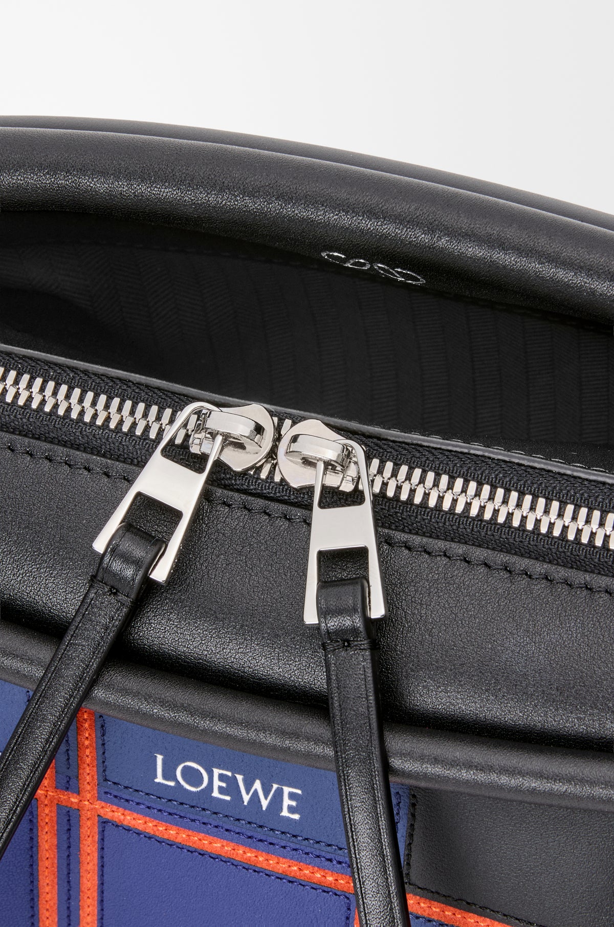 Loewe Small Whisker bag in check intarsio