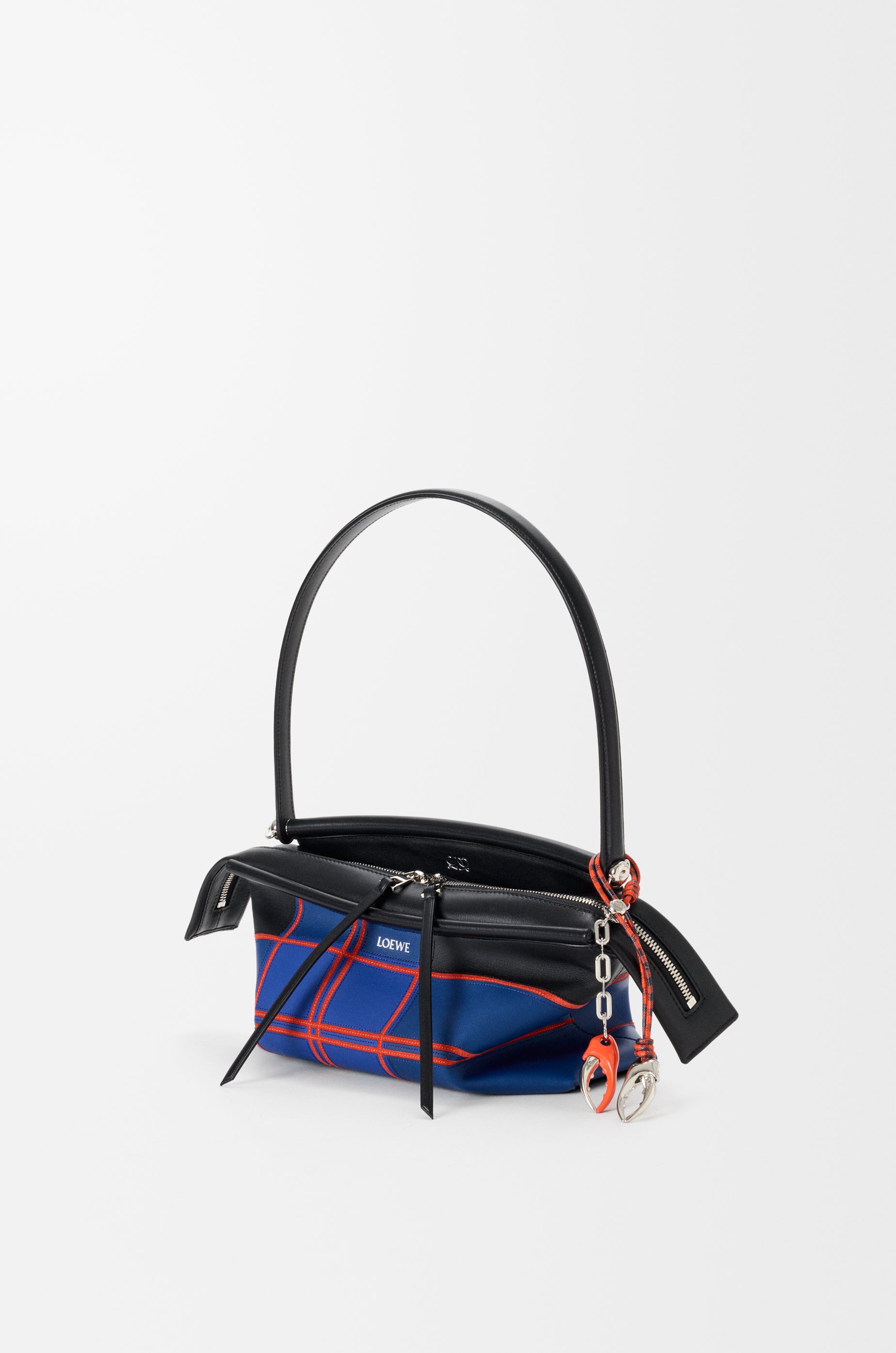 Loewe Small Whisker bag in check intarsio