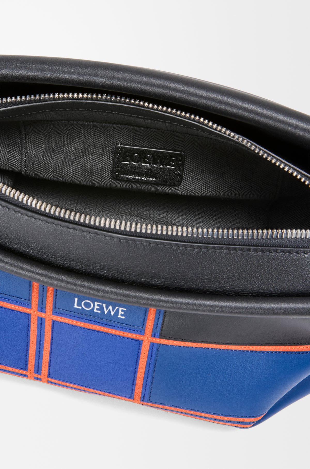 Loewe Small Whisker bag in check intarsio