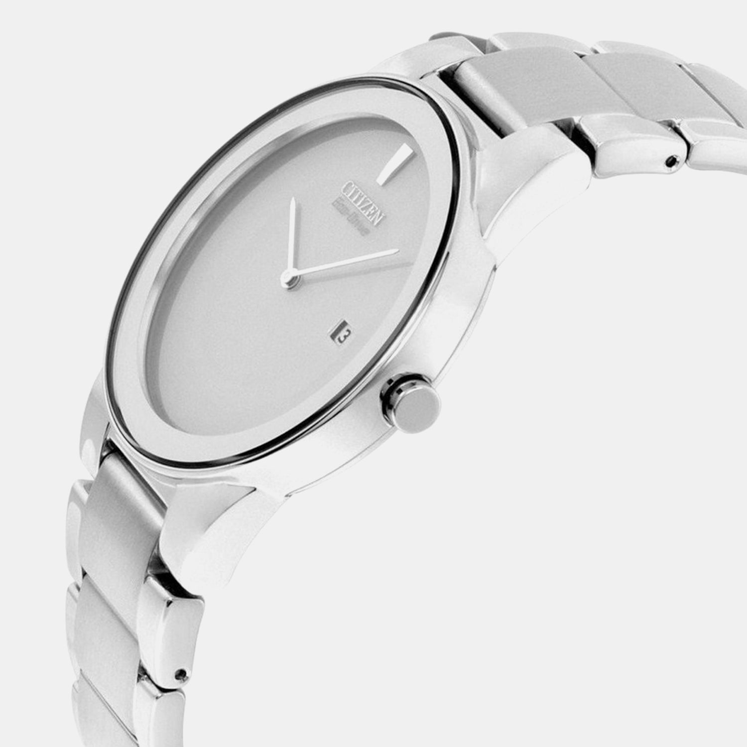Citizen Axiom Men Quartz White Dial Analog Stainless Steel Au1060-51A