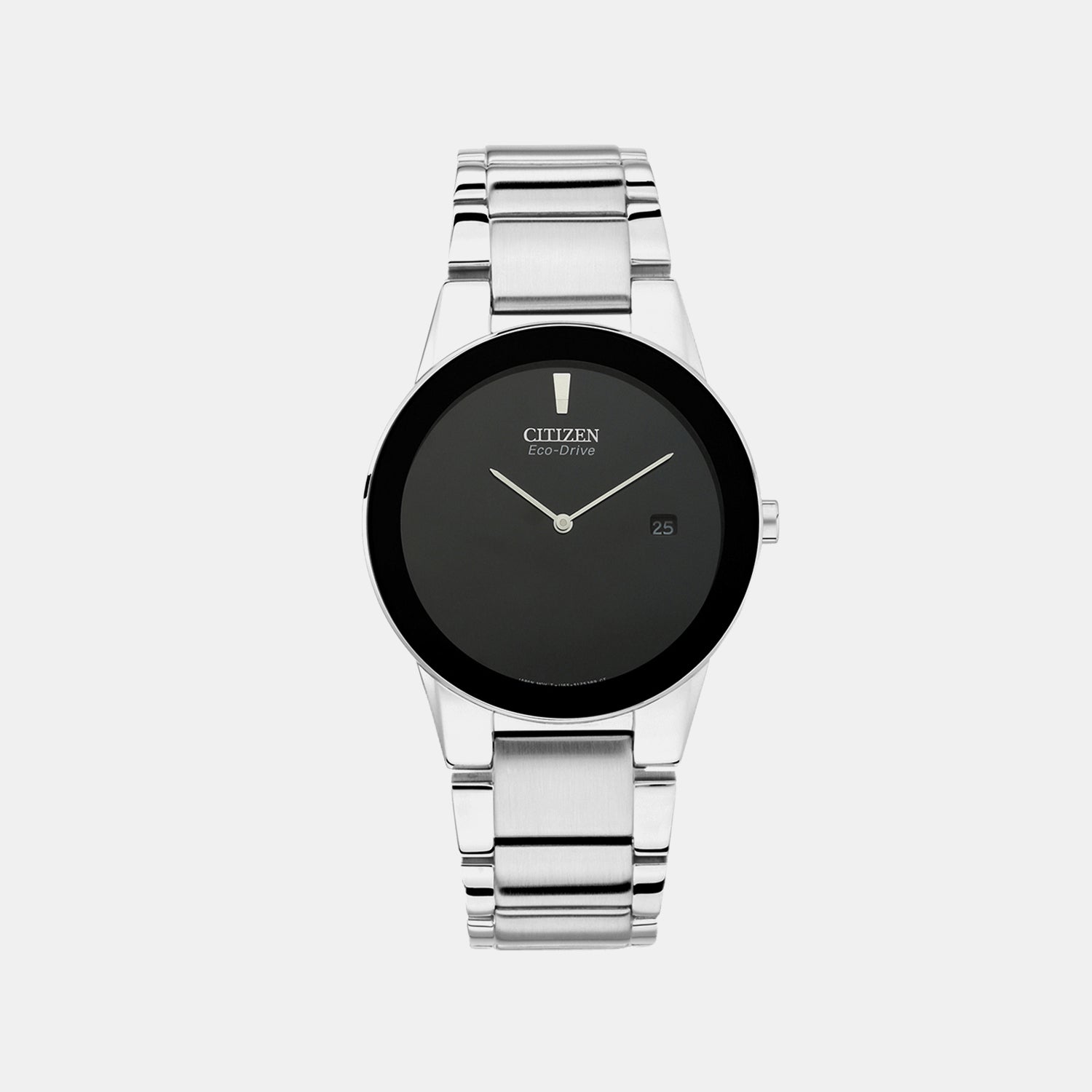 Citizen Axiom Men Quartz Black Dial Analog Stainless Steel Au1060-51E