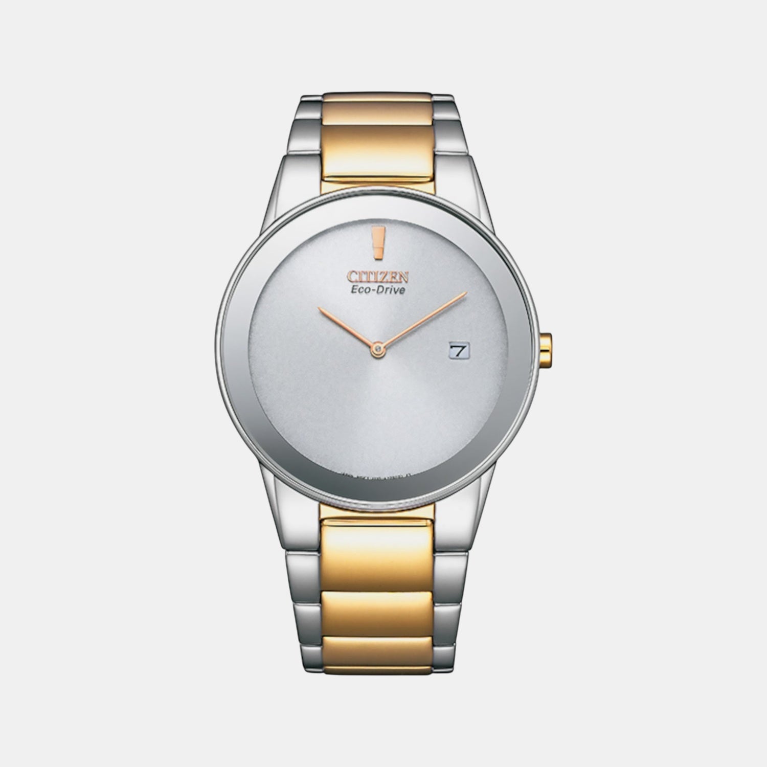 Citizen Axiom Men Quartz White Dial Analog Stainless Steel Au1064-85A