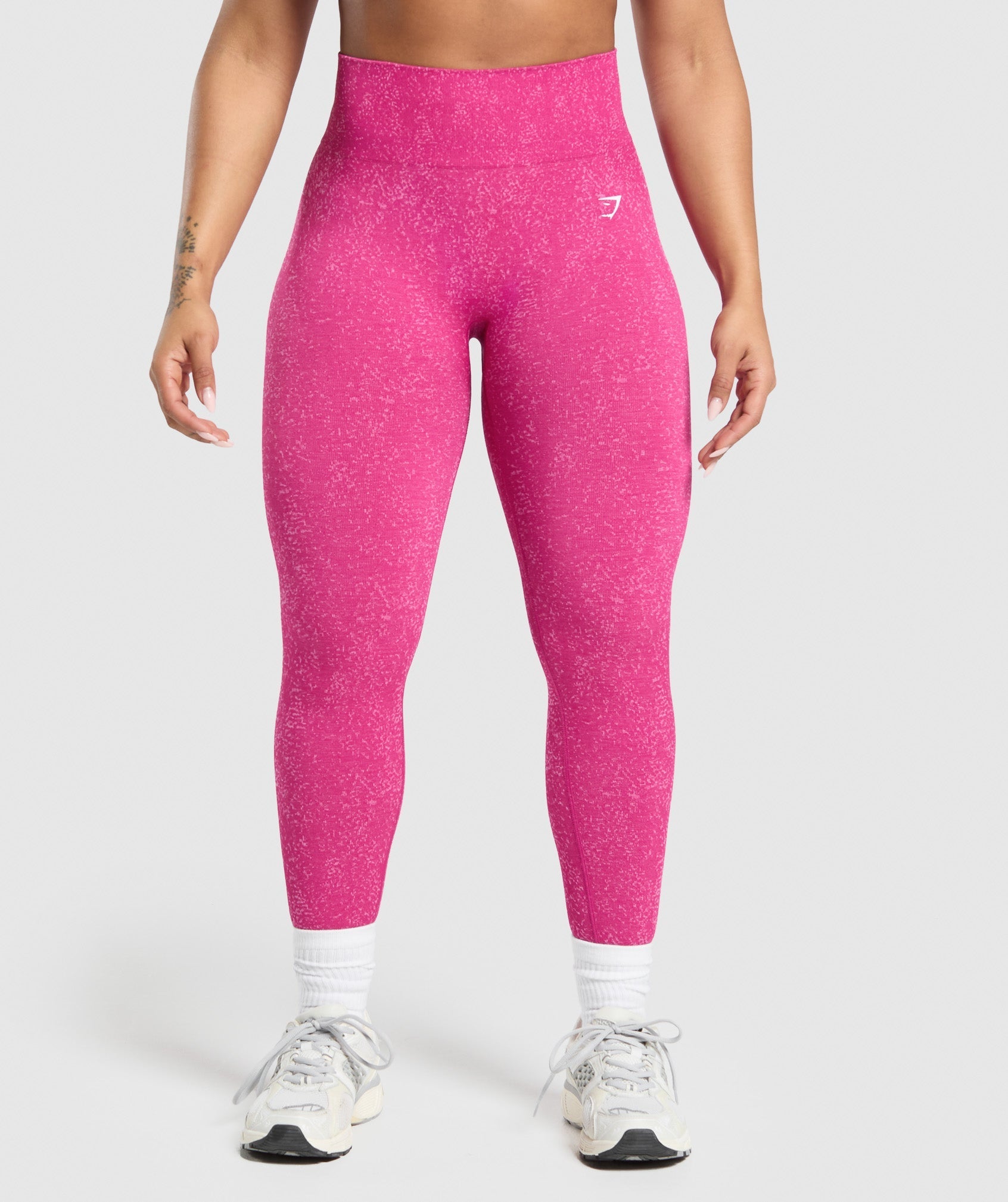 Women's Gymshark Adapt Fleck Seamless Leggings Winning Pink