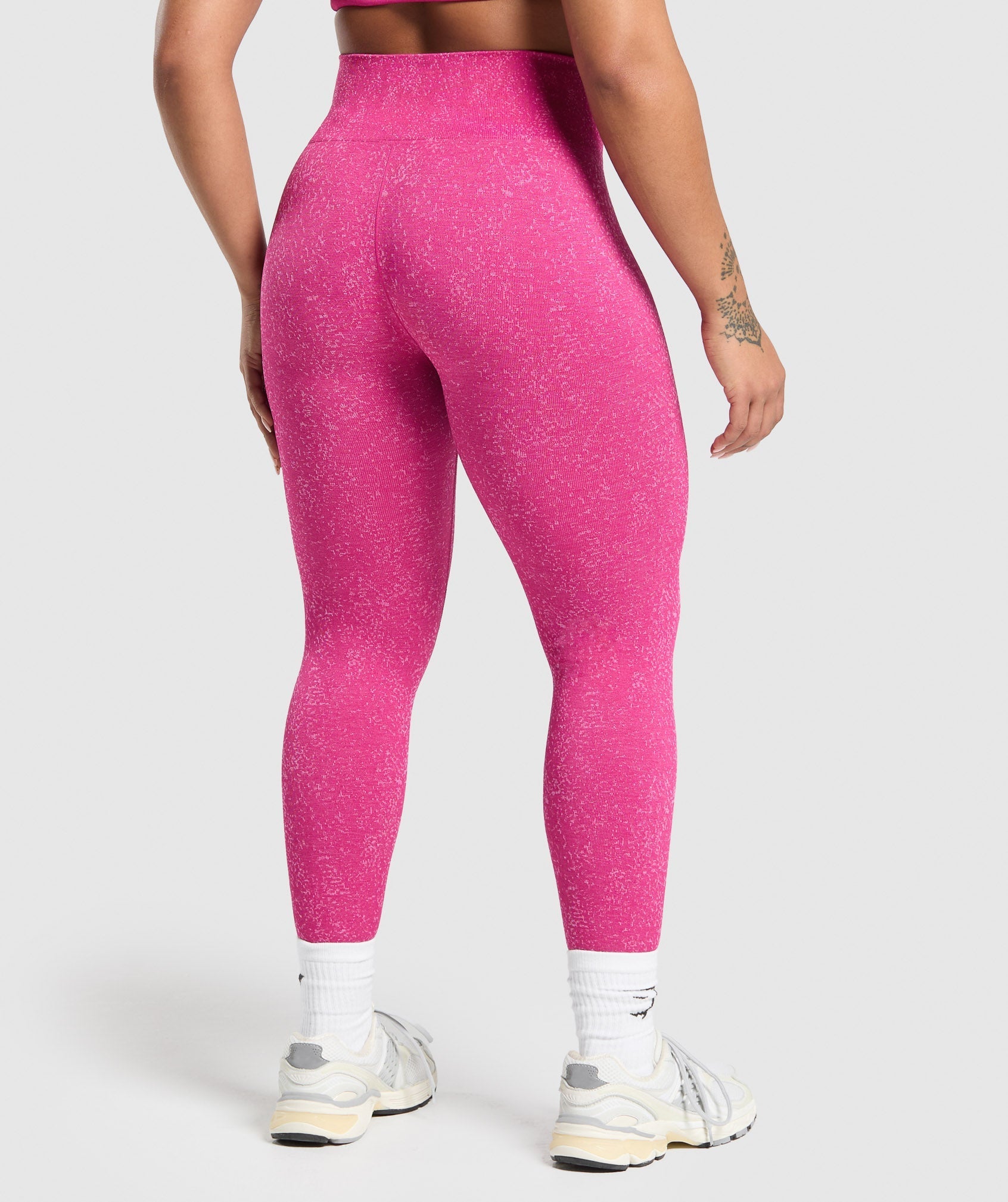 Women's Gymshark Adapt Fleck Seamless Leggings Winning Pink