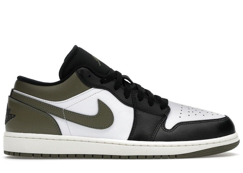 Jordan 1 Low Black Toe Medium Olive
