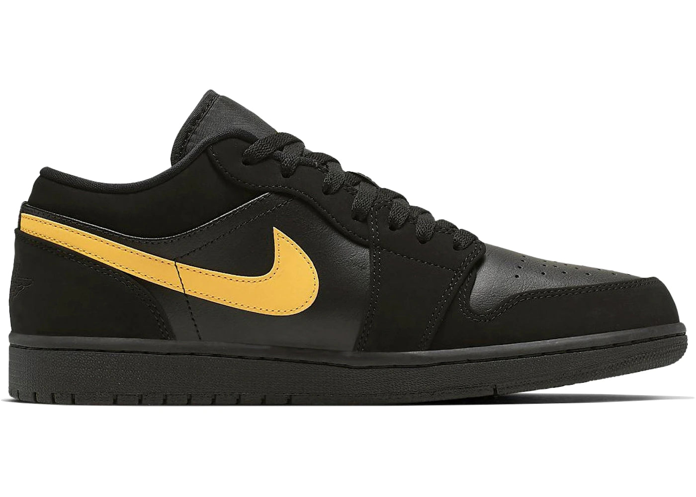 Jordan 1 Low Black University Gold