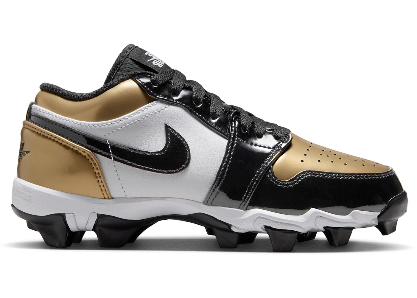 Jordan 1 Low Cleat Patent Gold Toe (Gs)