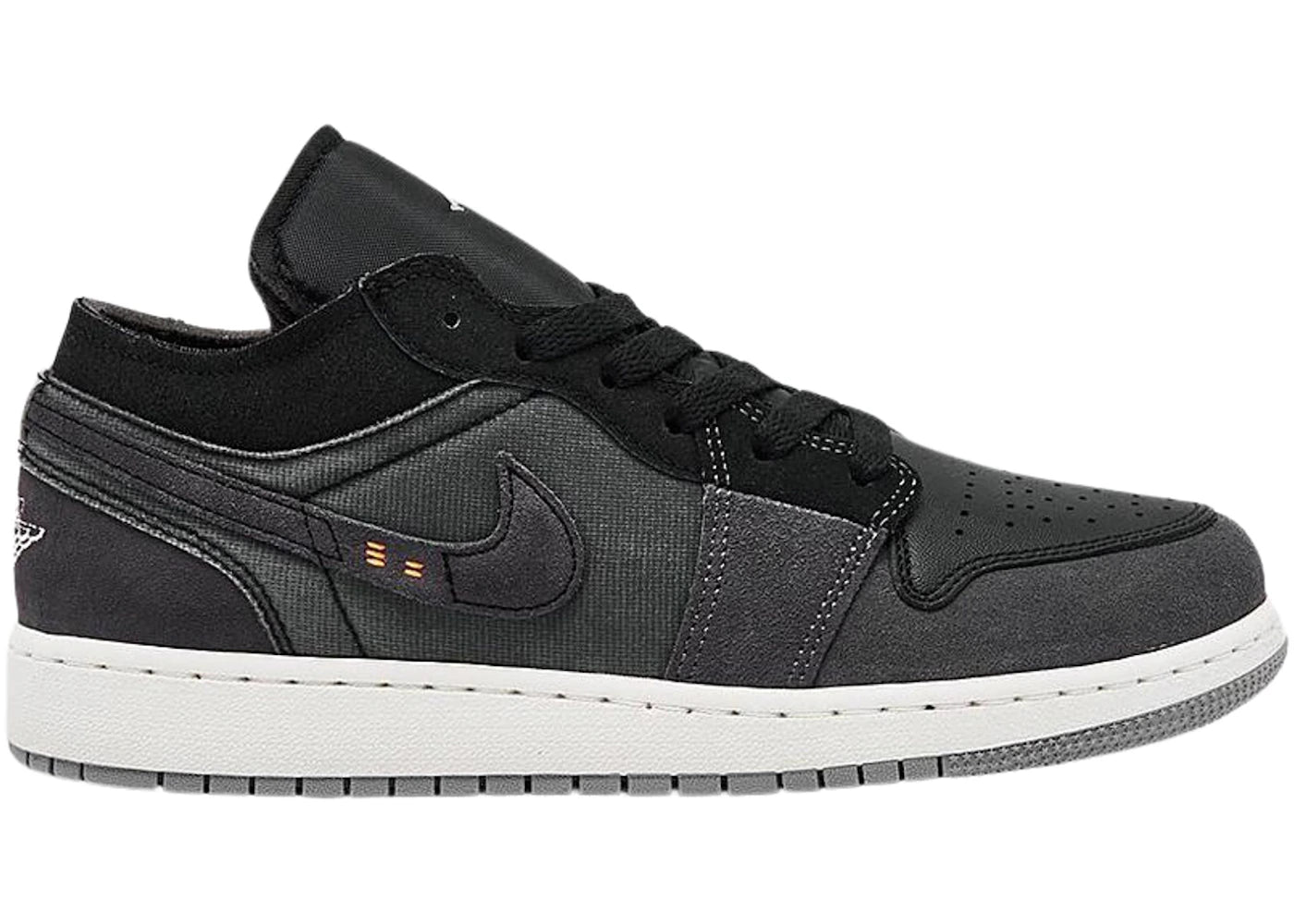Jordan 1 Low Craft Inside Out Black (Gs)