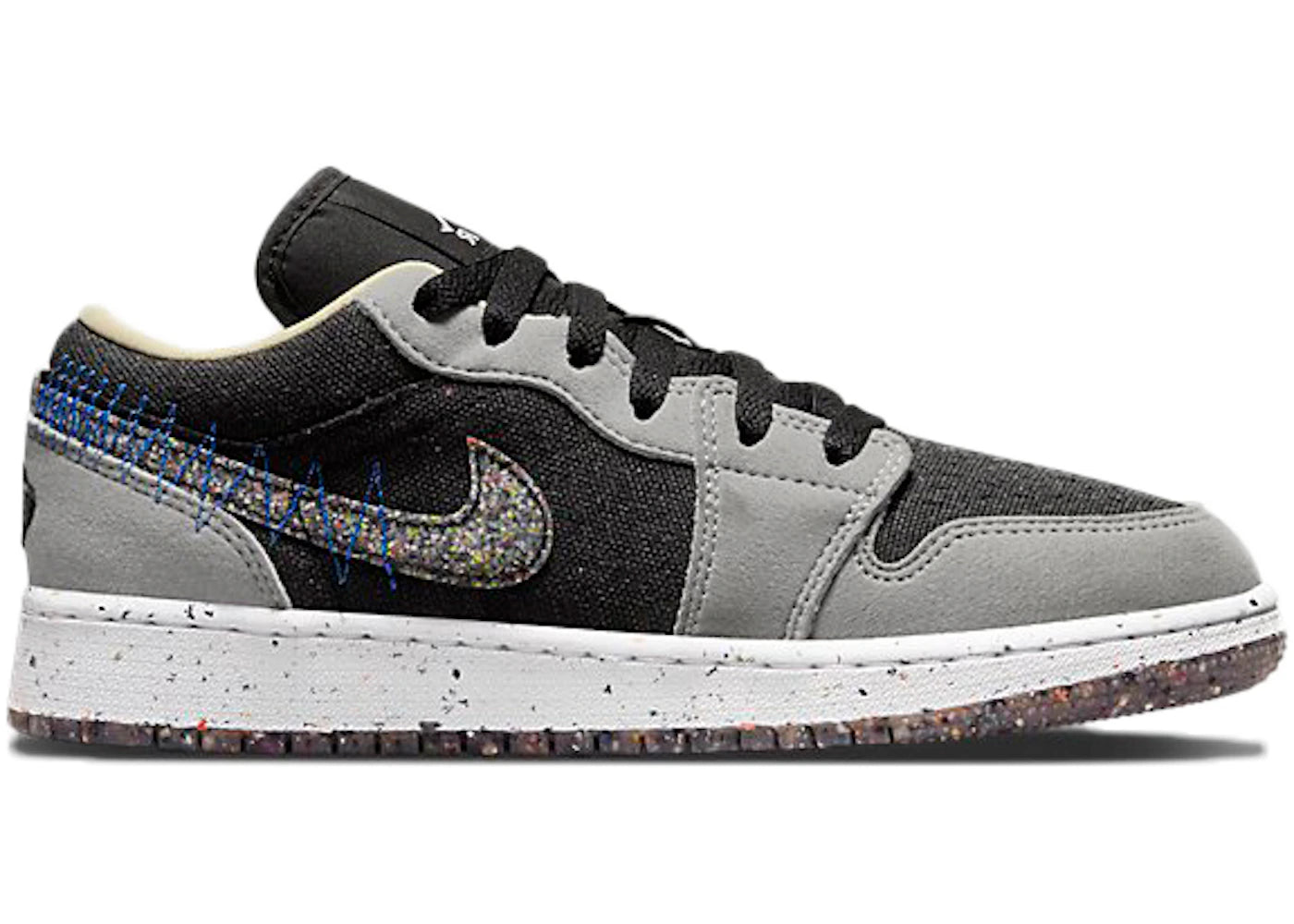 Jordan 1 Low Se Crater Grey Black (Gs)