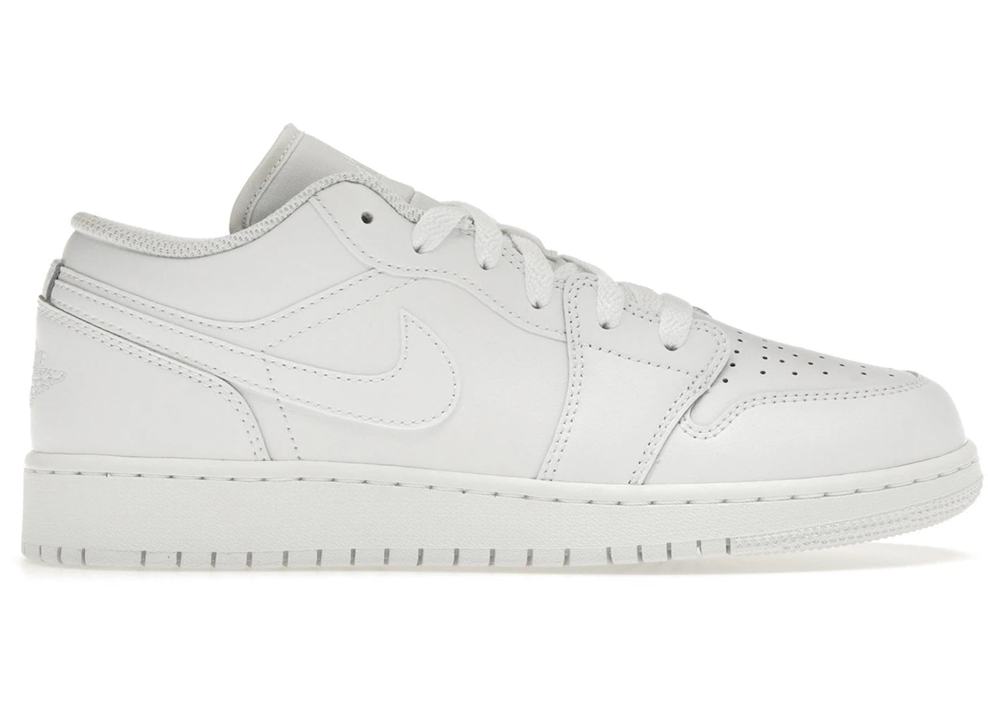 Jordan 1 Low Triple White (2023) (Gs)