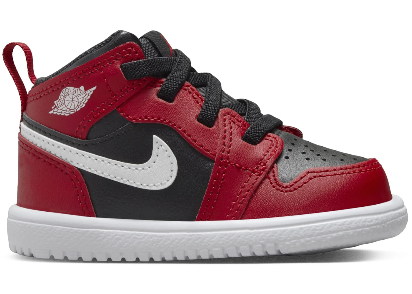 Jordan 1 Mid Alt Black Gym Red White (I)