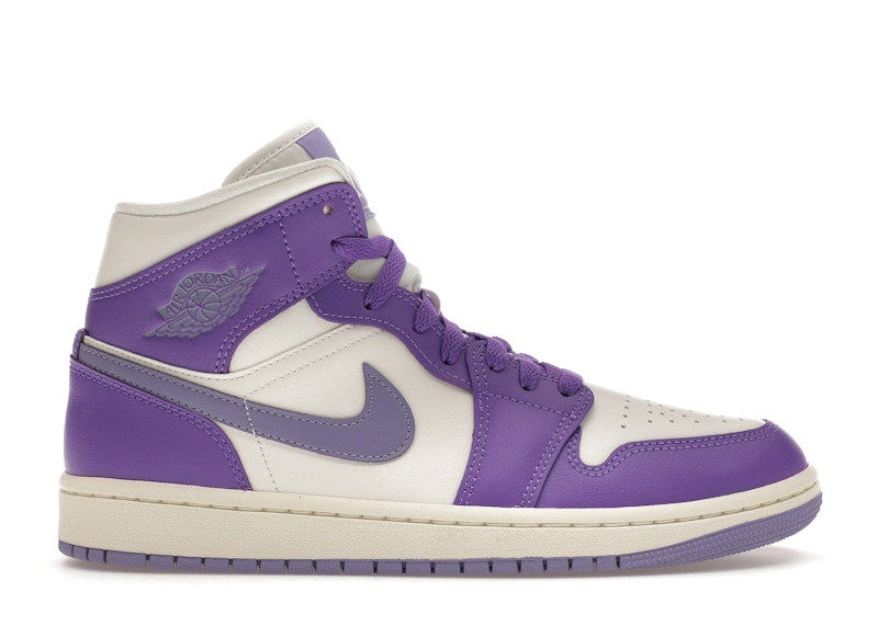 Jordan 1 Mid Action Grape (Women'S)