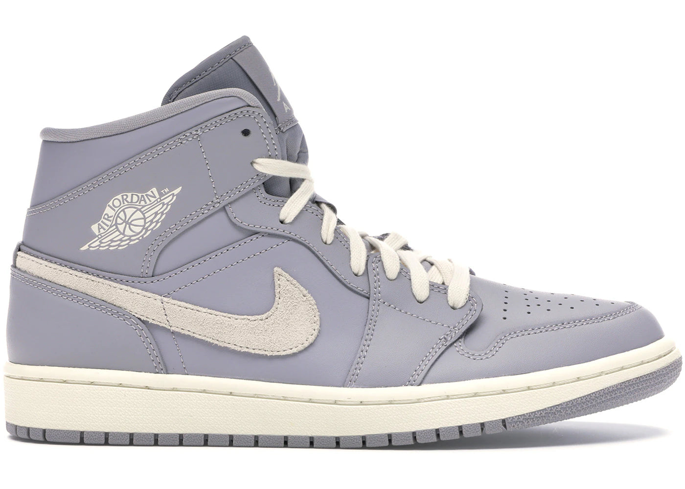 Jordan 1 Mid Atmosphere Grey Pale Ivory (Women'S)
