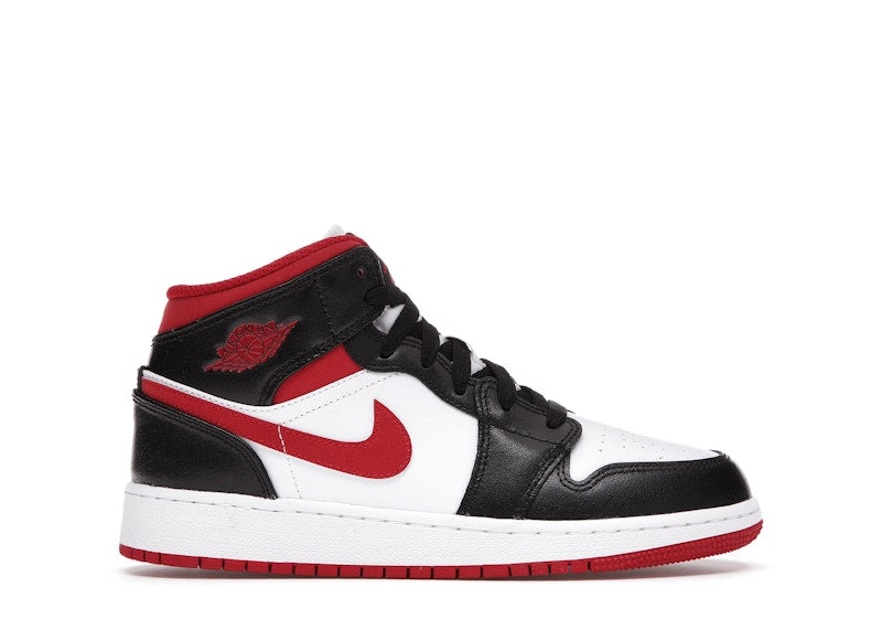 Jordan 1 Mid Gym Red Black White (Gs)