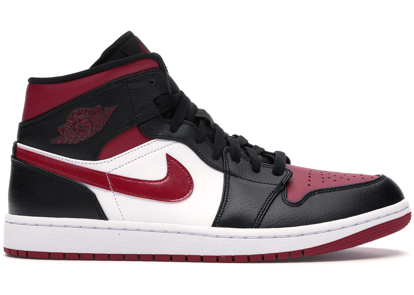 Jordan 1 Mid Bred Toe