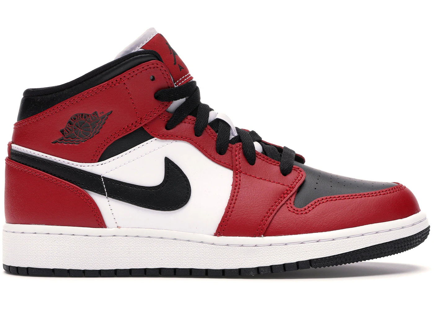 Jordan 1 Mid Chicago Black Toe (Gs)