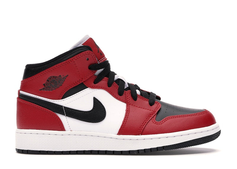 Jordan 1 Mid Chicago Black Toe (Gs)