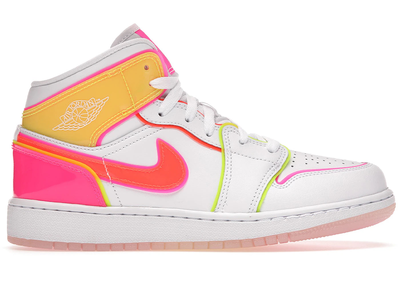 Jordan 1 Mid Edge Glow (Gs)