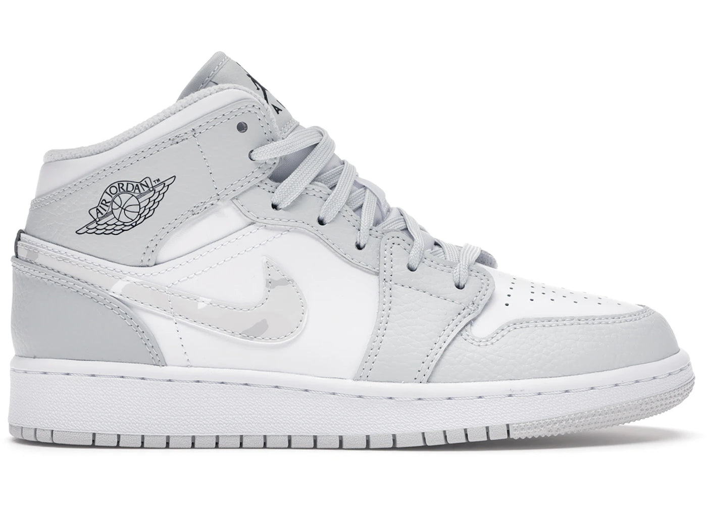 Jordan 1 Mid Grey Camo (Gs)