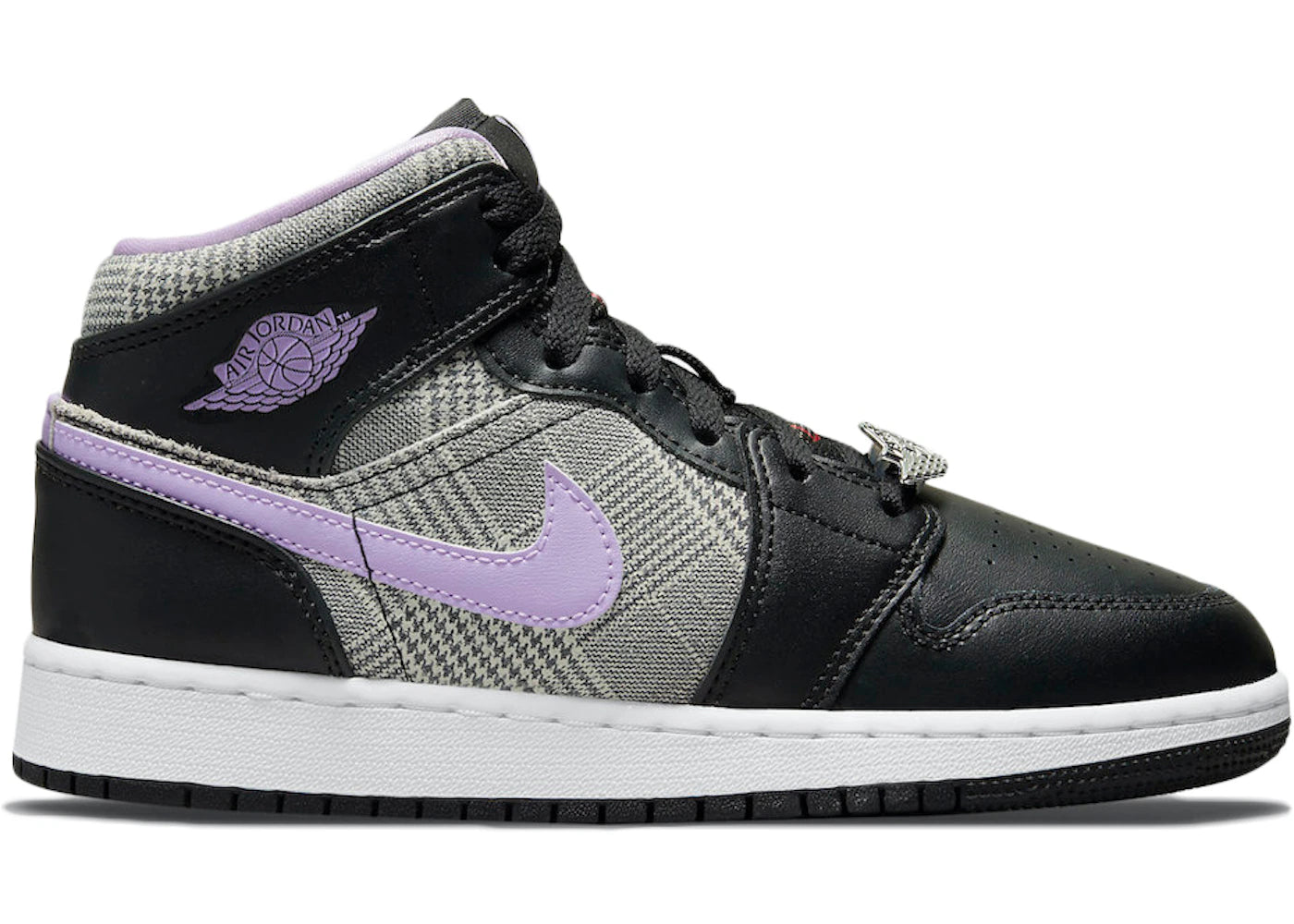 Jordan 1 Mid Se Houndstooth (Gs)