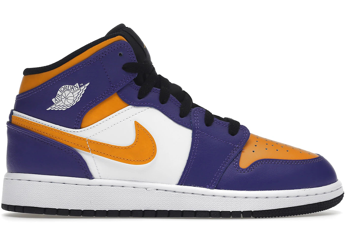 Jordan 1 Mid Lakers (2022) (Gs)