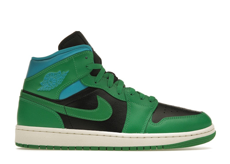 Jordan 1 Mid Lucky Green Aquatone (Women'S)