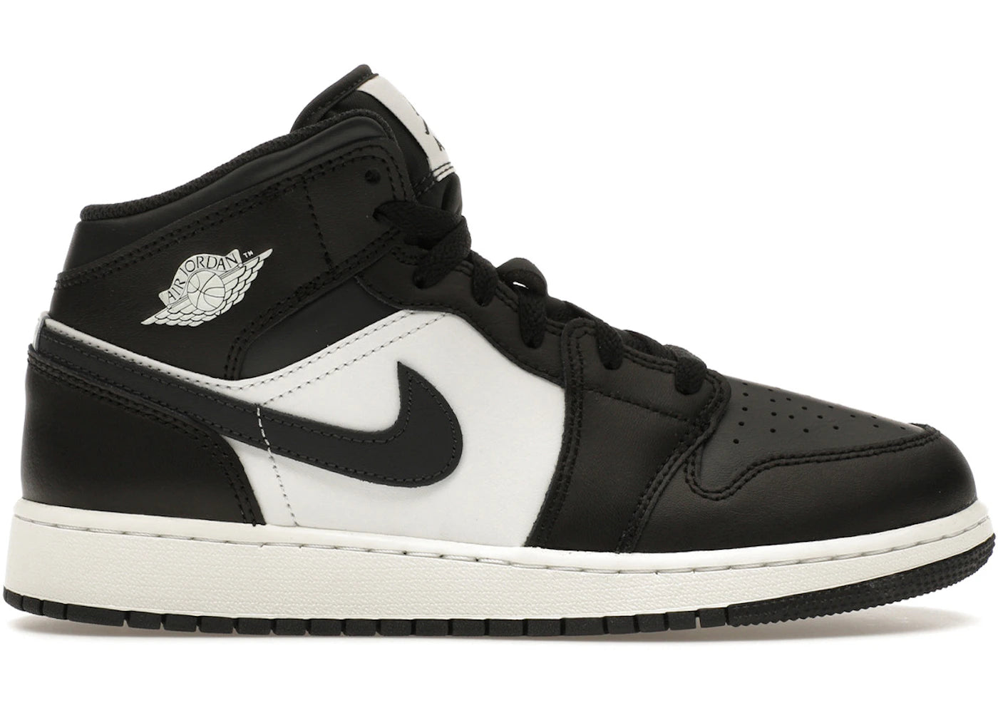Jordan 1 Mid Off Noir Toe (Gs)