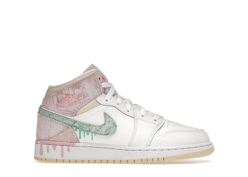 Jordan 1 Mid Paint Drip (Gs)