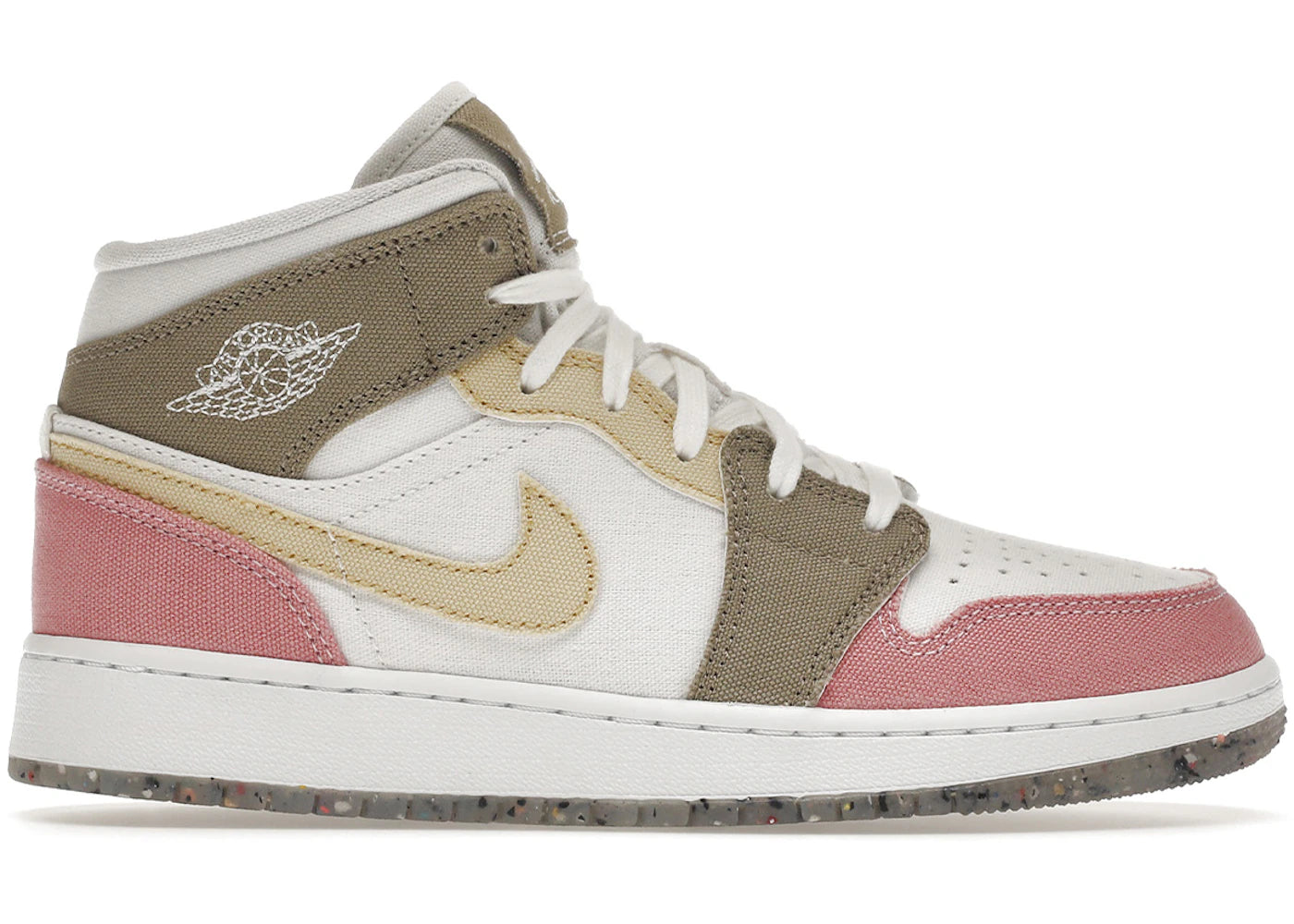 Jordan 1 Mid Se Pastel Vivid Green Grind (Gs)