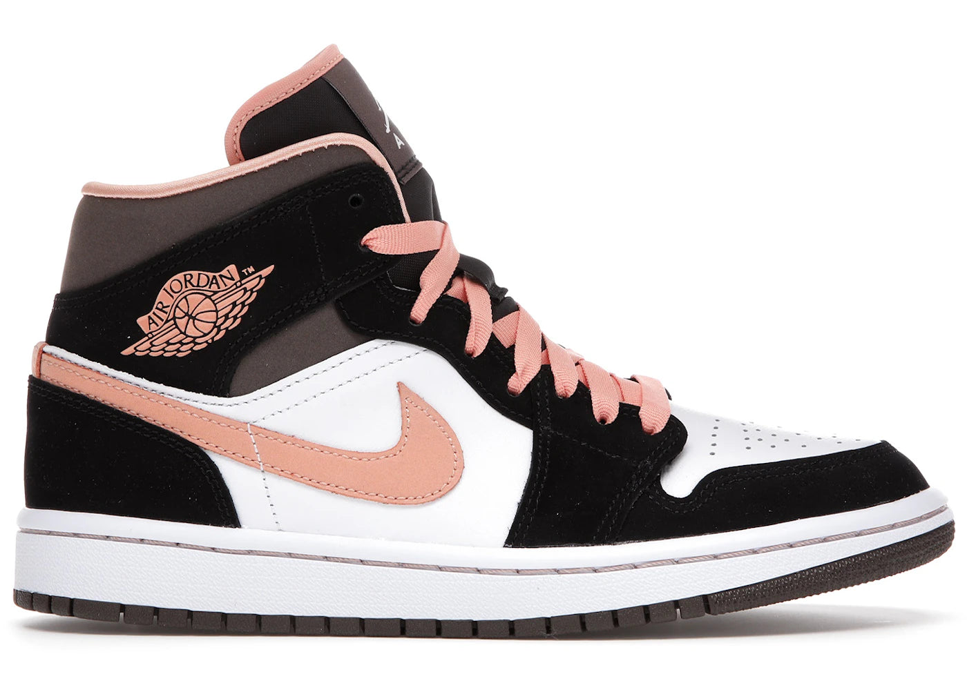 Jordan 1 Mid Peach Mocha Womens