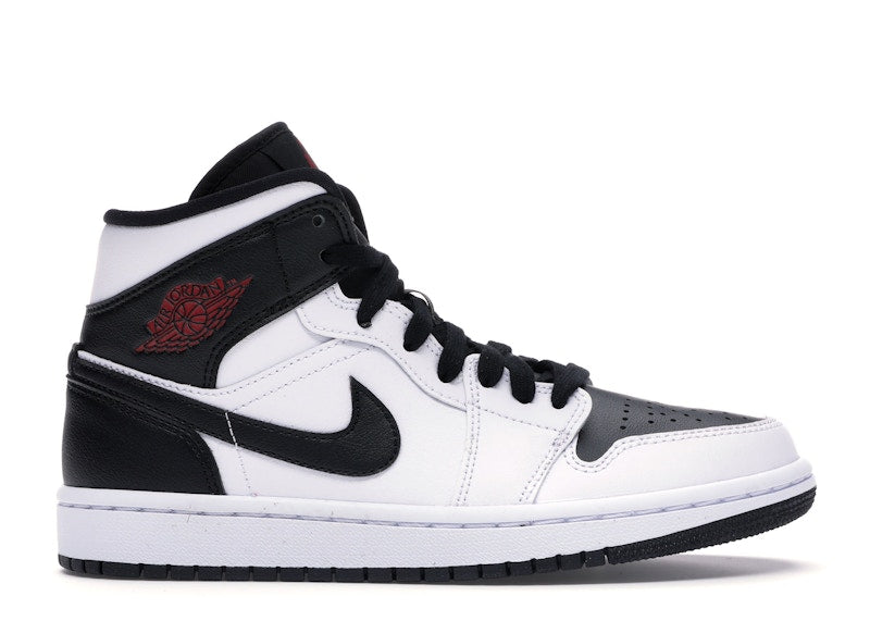Jordan 1 Mid Reverse Black Toe (Women'S)