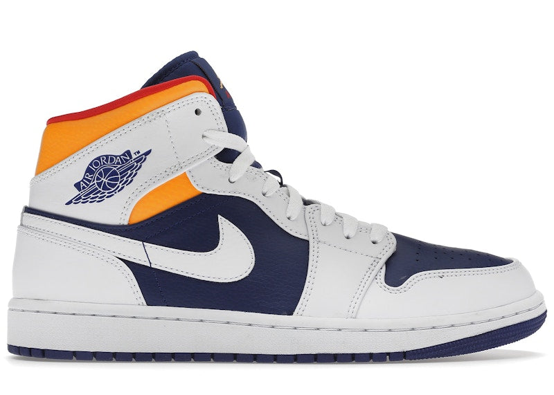 Jordan 1 Mid Royal Blue Laser Orange