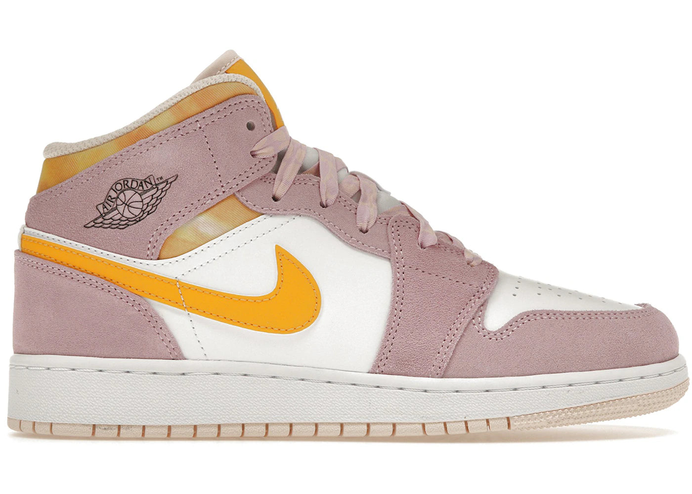 High Top Jordan Yellow And Pink Jordan Air Jordan Retro Mid Flight