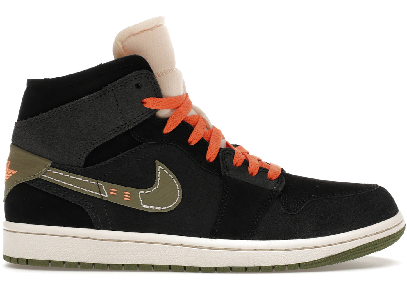 Jordan 1 Mid Se Craft Anthracite Light Olive